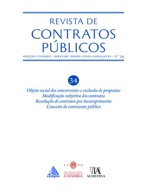 cover image of Revista de Contratos Públicos N.º 34